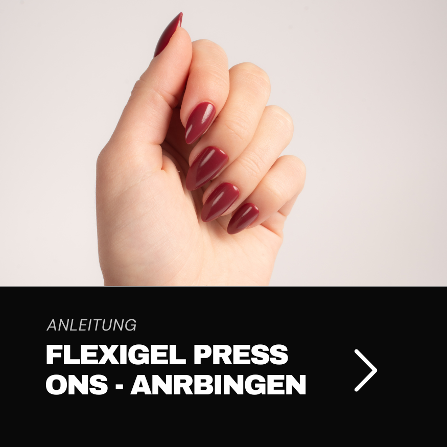 FlexiGel Press-Ons  anbringen